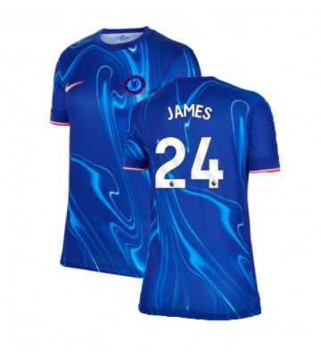 Chelsea Reece James #24 Hemmatröja Kvinnor 2024-25 Kortärmad